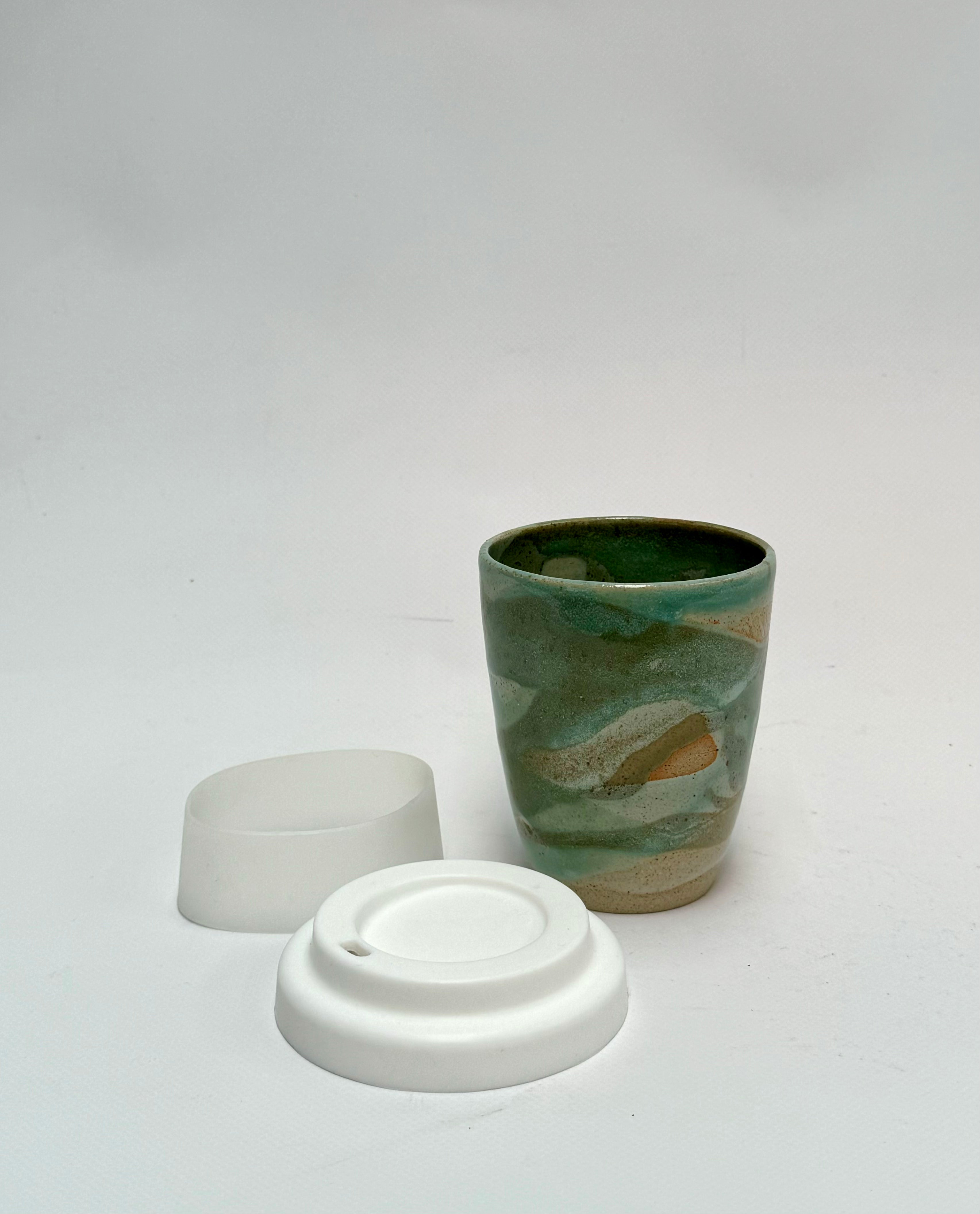 Forest green travel mug - Large